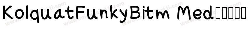 KolquatFunkyBitm Med字体转换